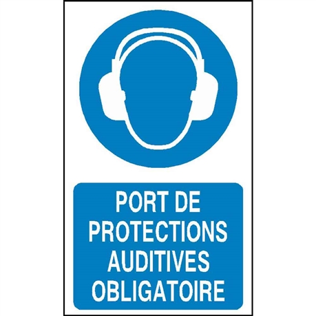 Panneau de signalisation Protection auditive obligatoire