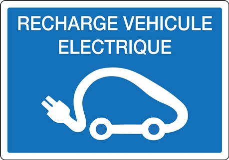 Panneau véhicule électrique - Direct Signalétique