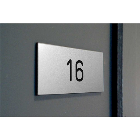 Numéro de porte pour intérieur Gamme métal- Direct Signalétique
