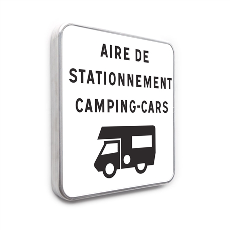 Panneau Aire De Stationnement Camping - Direct Signalétique