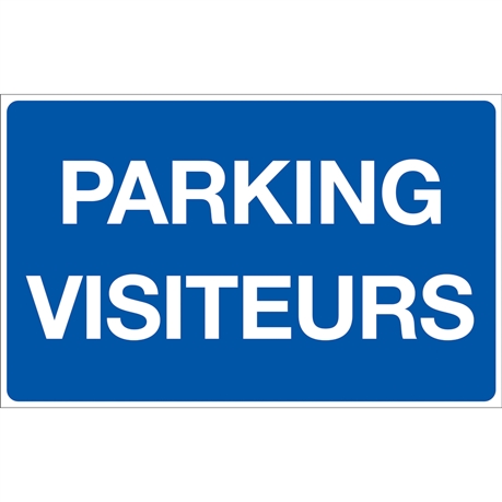 Panneau PVC Parking Privé (carré). Panneau stationnement interdit.