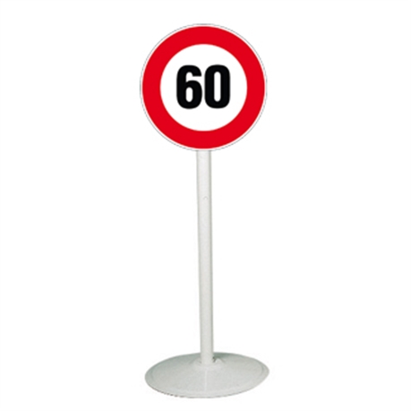 Autocollant sticker signalisation plaque porte panneau limitation vitesse 50