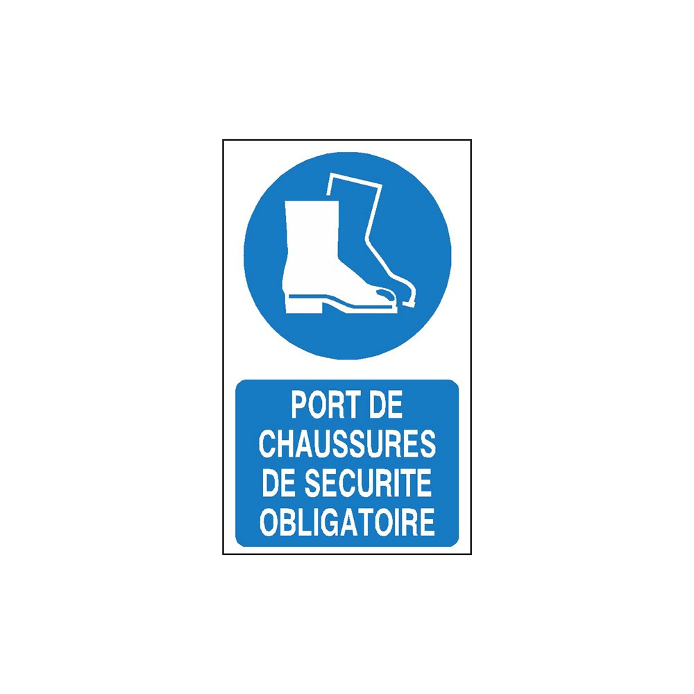 Port sur-chaussures obligatoire obligatoire formats et matières au choix