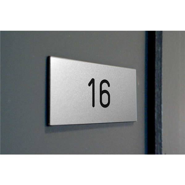 4,3 cm chambre bureau numéro de porte de 0 à 9 Numéros de maison autocollants pour boîte aux lettres pour appartement 