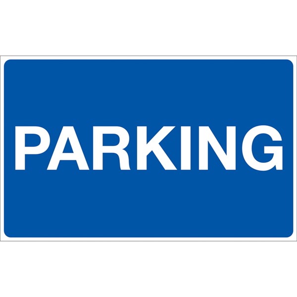 Panneau parking bleu - Direct Signalétique
