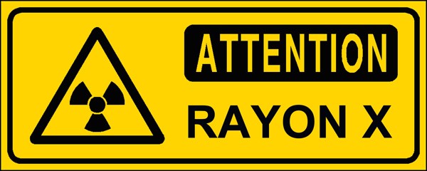 Attention Rayon X - STF 3306S - Direct Signalétique