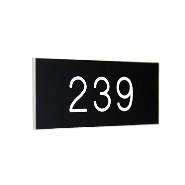 Plaque de numéro de porte sur mesure, plaque de numéro de maison