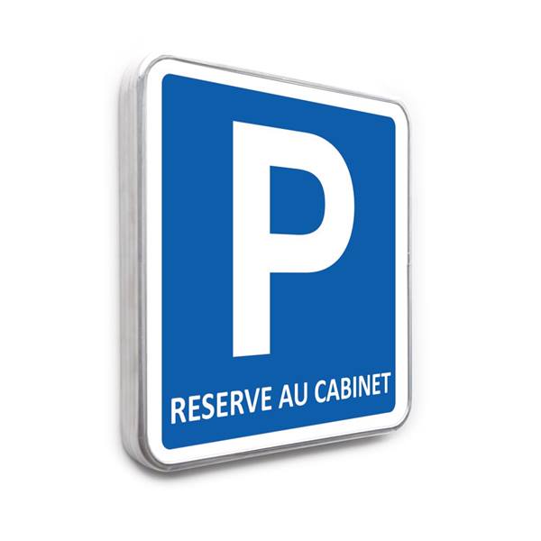Panneau de stationnement réservé personnalisable - LEONARD DIJON