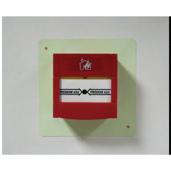 Panneau Point d´alarme incendie ISO 7010 - F005 - Direct Signalétique