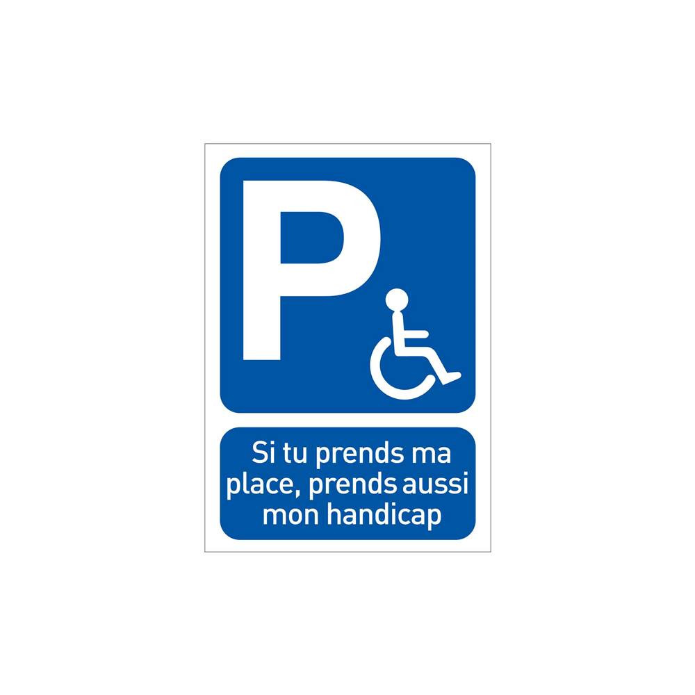 Autocollant accessibilité handicapé