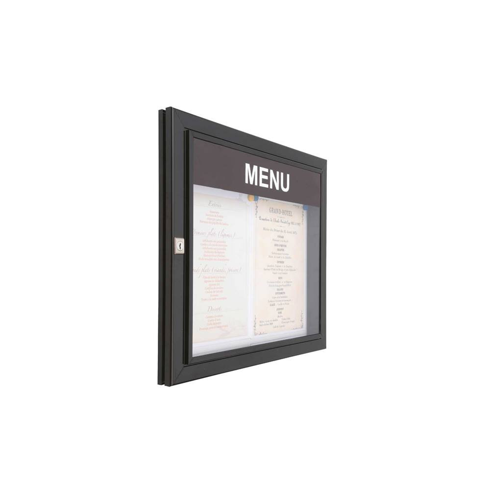 Vitrine Menu LED - Direct Signalétique