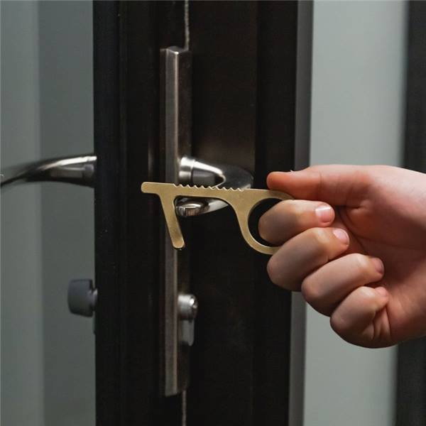 garde les mains propres pour outil de clé de poignée de porte publique extérieure facile à transporter Ouvre-porte 4 pièces ouvre-porte sans contact 