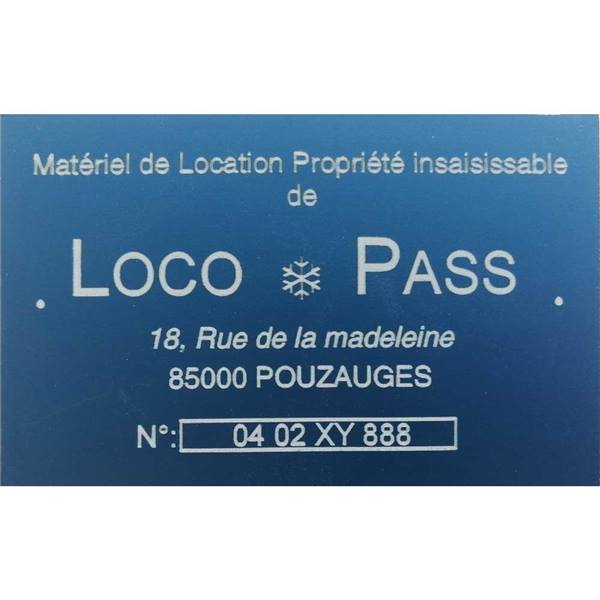 Plaque boîte aux lettres personnalisable avec numéro maison PVC gravure  laser