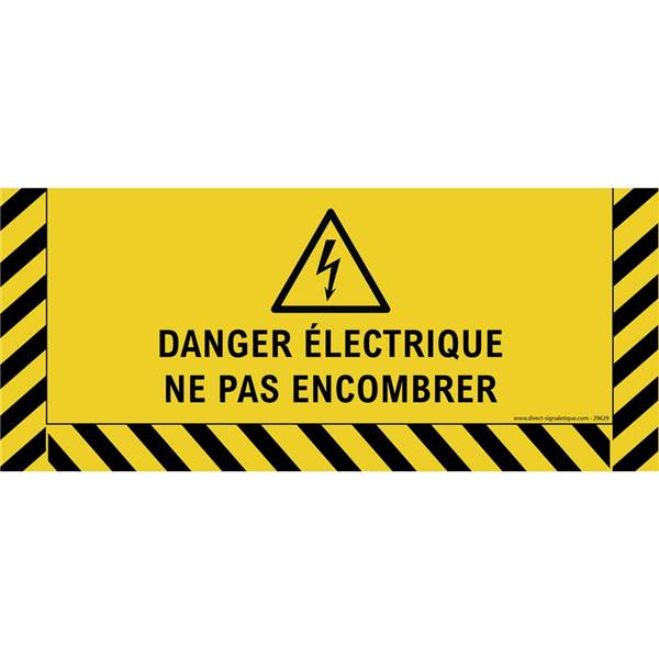 Panneaux d'avertissement au sol VE / hybride (2 pièces) 