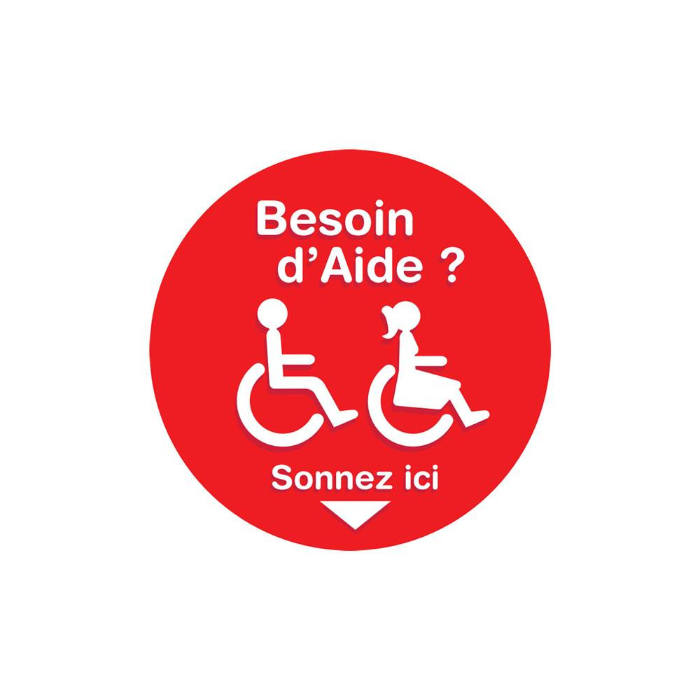 Autocollant Handicap - Direct Signalétique