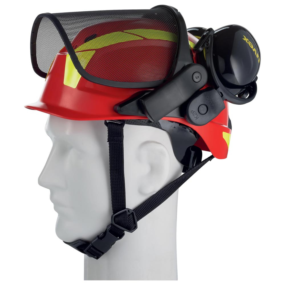 Casque forestier avec protection anti-bruit & écran grillagé - SMSP