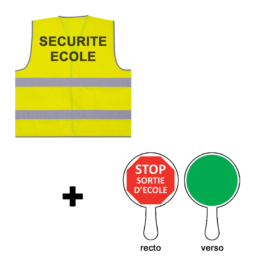 gilet jaune securite ecole