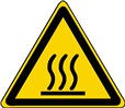 Panneau danger surface chaude ISO 7010 - W017