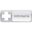 Plaque de porte Infirmerie Text´icone® - H 60 x L 160 mm