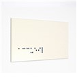 Plaque signalétique en Braille - H 50 x L 100 mm