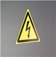 Panneau danger électricité ISO 7010 - W012