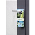 Panonceau pour poignée de porte Occupé / libre décor nature en PVC 3 mm