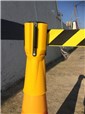 Enrouleur de 3 mètres pour cône de signalisation Couleur Jaune avec sangle jaune/noir