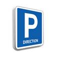 Panneau de stationnement – Parking Direction