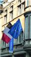 Kit 2 drapeaux Français et Européen 100 x 150 cm pour écoles et administrations