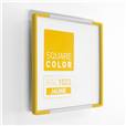Plaque de porte Embouts jaune  - Square Color