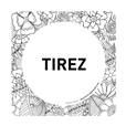Plaque de porte Tirez - 150 x 150 mm - PVC de 2 mm imprimé - Gamme Mosaïque®