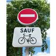 Kit Panneaux Sens interdit sauf vélo avec poteau - B1+M9V2