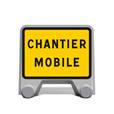 Panneau temporaire Chantier Mobile en plastique - KC1 CM