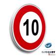 Panneau Limitation de vitesse 10 km/h - B14
