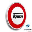 Panneau Accès interdit aux véhicules de transport - B9f