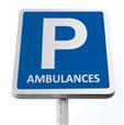 Panneau de stationnement – Parking Réservé Ambulances