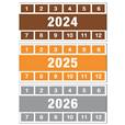 Kit pastilles calendrier 2024/2025/2026
