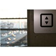 Pictogramme Alu avec relief Ascenseur - 120 x 120 mm - Gamme Icone Alu