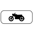 Panonceau Motos - M4c pour panneaux routiers