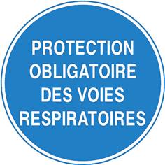 Protection obligatoire des voies respiratoires - STF 2816S