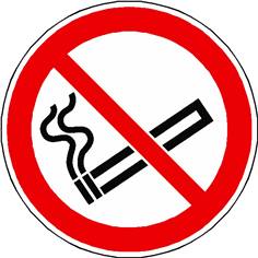 Panneau Interdiction de fumer ISO 7010 - P002