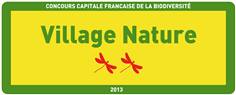 Panneau Village Nature - Concours Capitale de la Biodiversité Dimension H 400 x L 1000 mm Matière Aluminium 15/10° Detail Classe 1