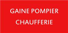Etiquette Gaine pompier chaufferie - CH7