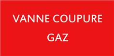 Etiquette Vanne Coupure Gaz - CH9