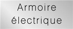 Signalétique gravée Armoire électrique  - Gamme Métal
