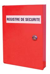 Armoire à clé pour registre de sécurité - Rouge
