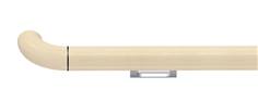 Main courante forme cylindrique -  Long 4000 x larg 40 x H 42 mm - PVC décor bois - Gamme Wood