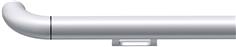 Main courante forme cylindrique -  Long 4000 x diam 40 mm - Aluminium anodisé
