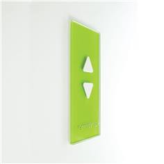 Plaque de Porte Pop Art® en plexi - Ascenseur - Pictogramme en relief - H170 x L70 mm