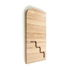 Plaque de Porte Escaliers - H 200 x Larg 97 mm - Bambou -Gamme Woody®